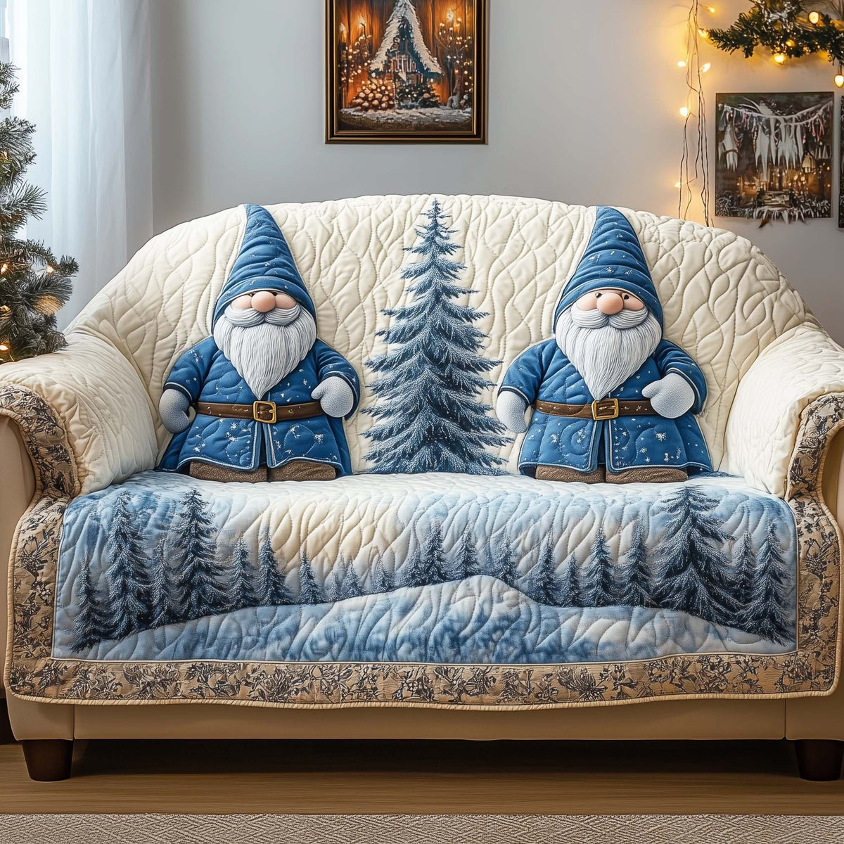 Gnomes Sofa Cover