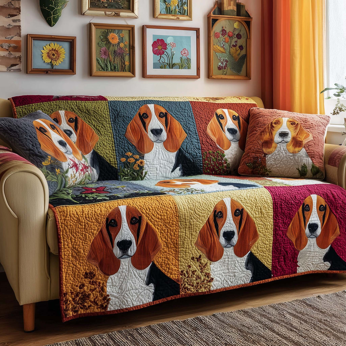 Classic Basset Sofa Cover