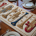 Brass Harmony Table Runner