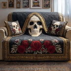 Hooded Skull Sofa Cover