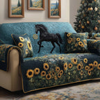 Sunflower Steed Sofa Cover