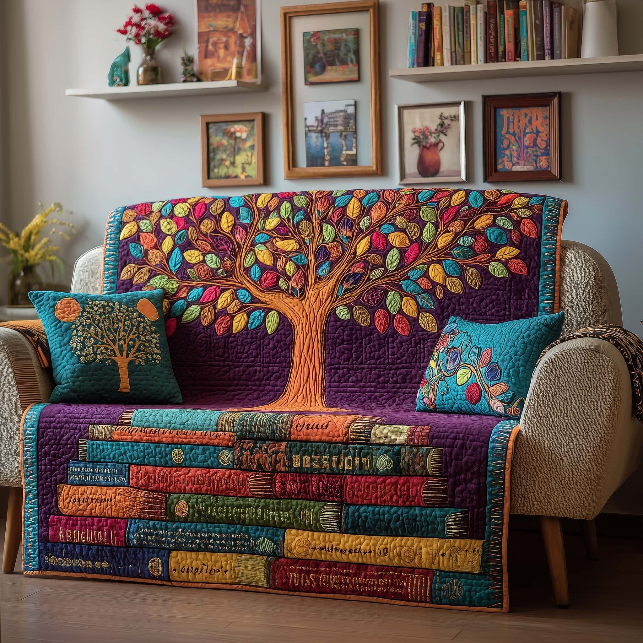 Colorful Knowledge Sofa Cover