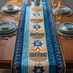 Ceremonial Menorah Table Runner