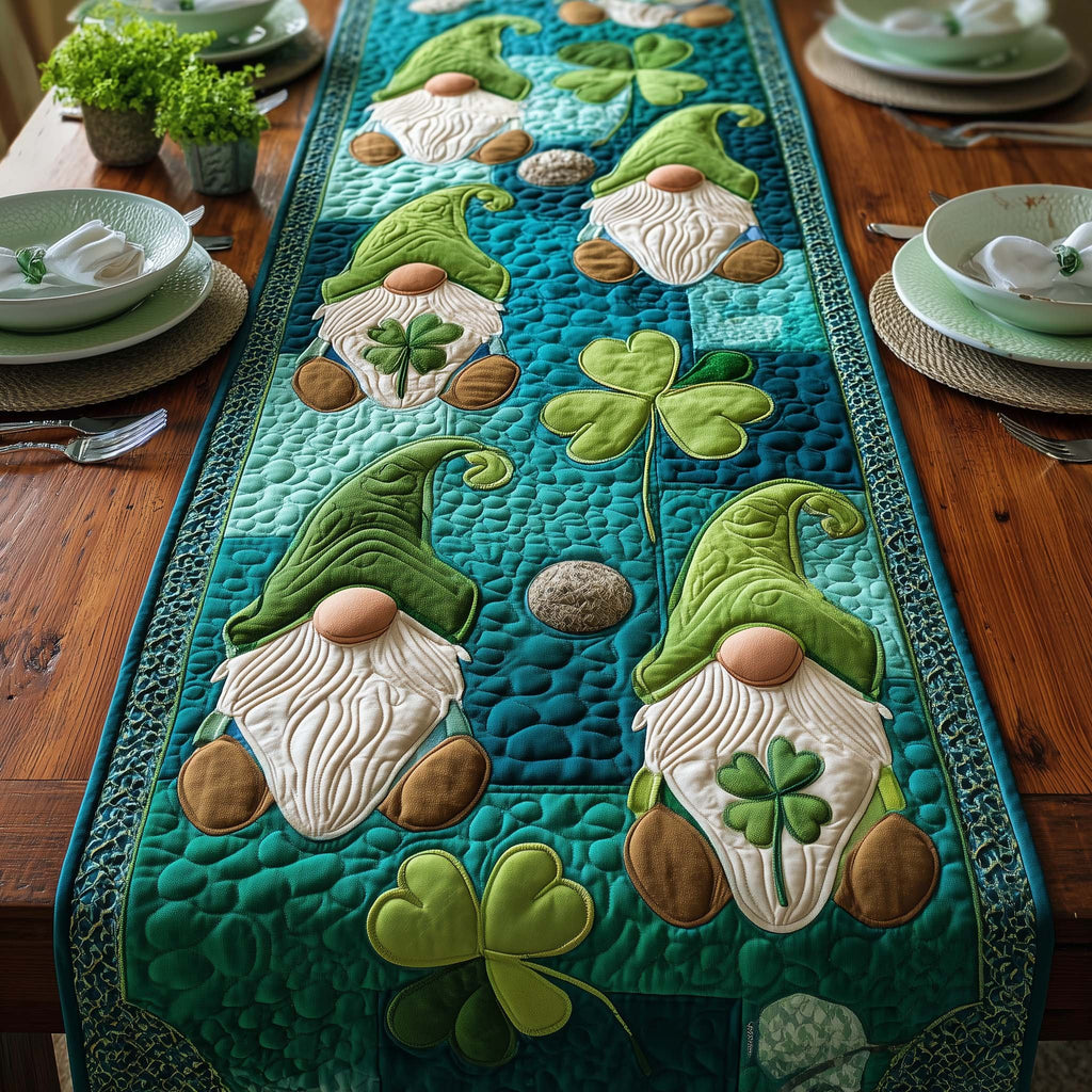Lucky Gnome Table Runner