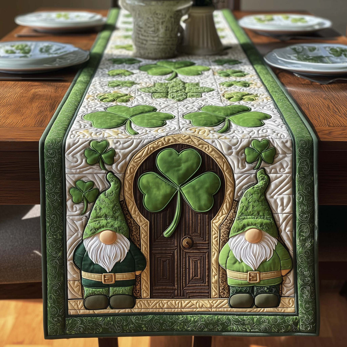 Shamrock Cottage Table Runner
