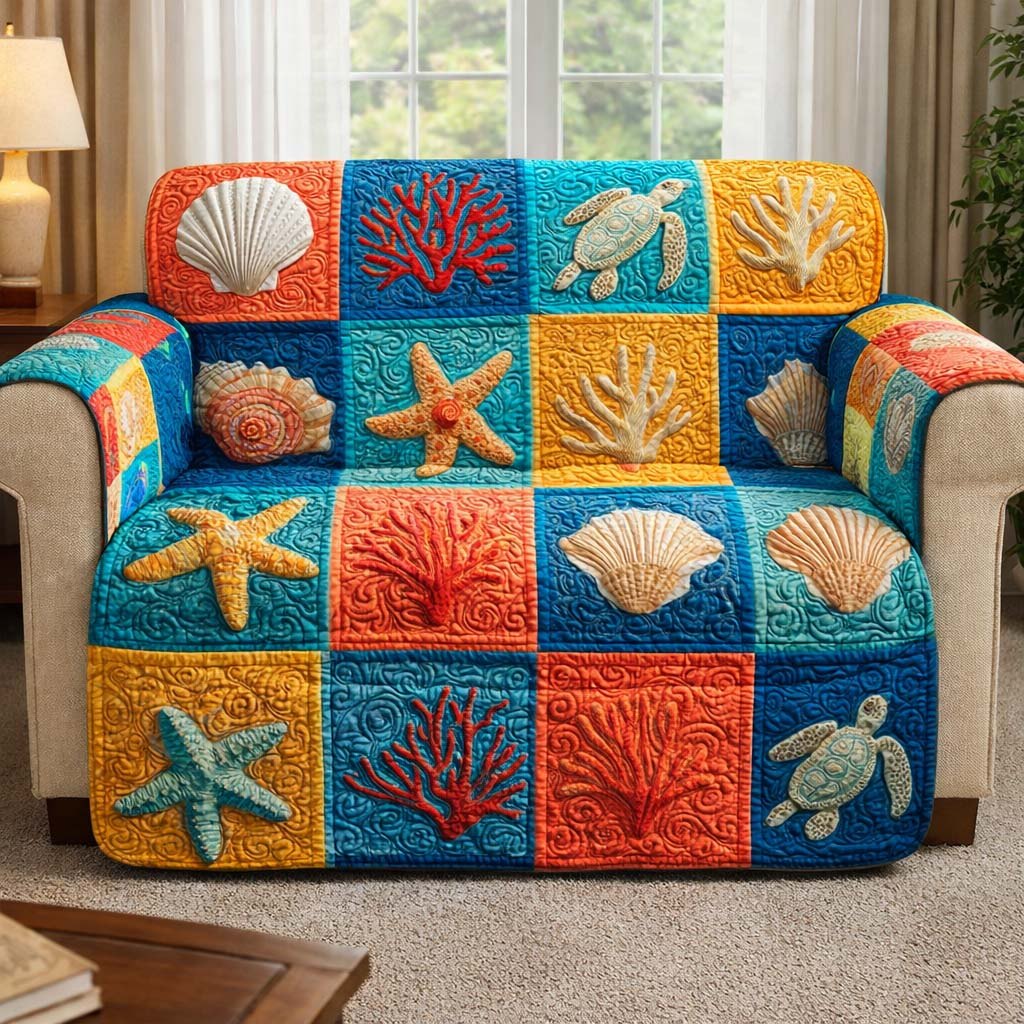 Compass Sea Sofa Cover