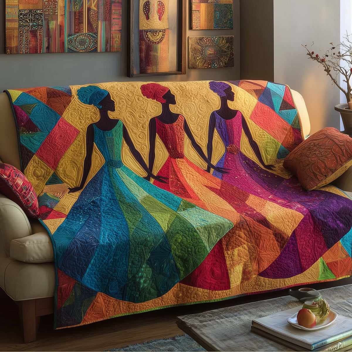 Colorful Flow Sofa Cover