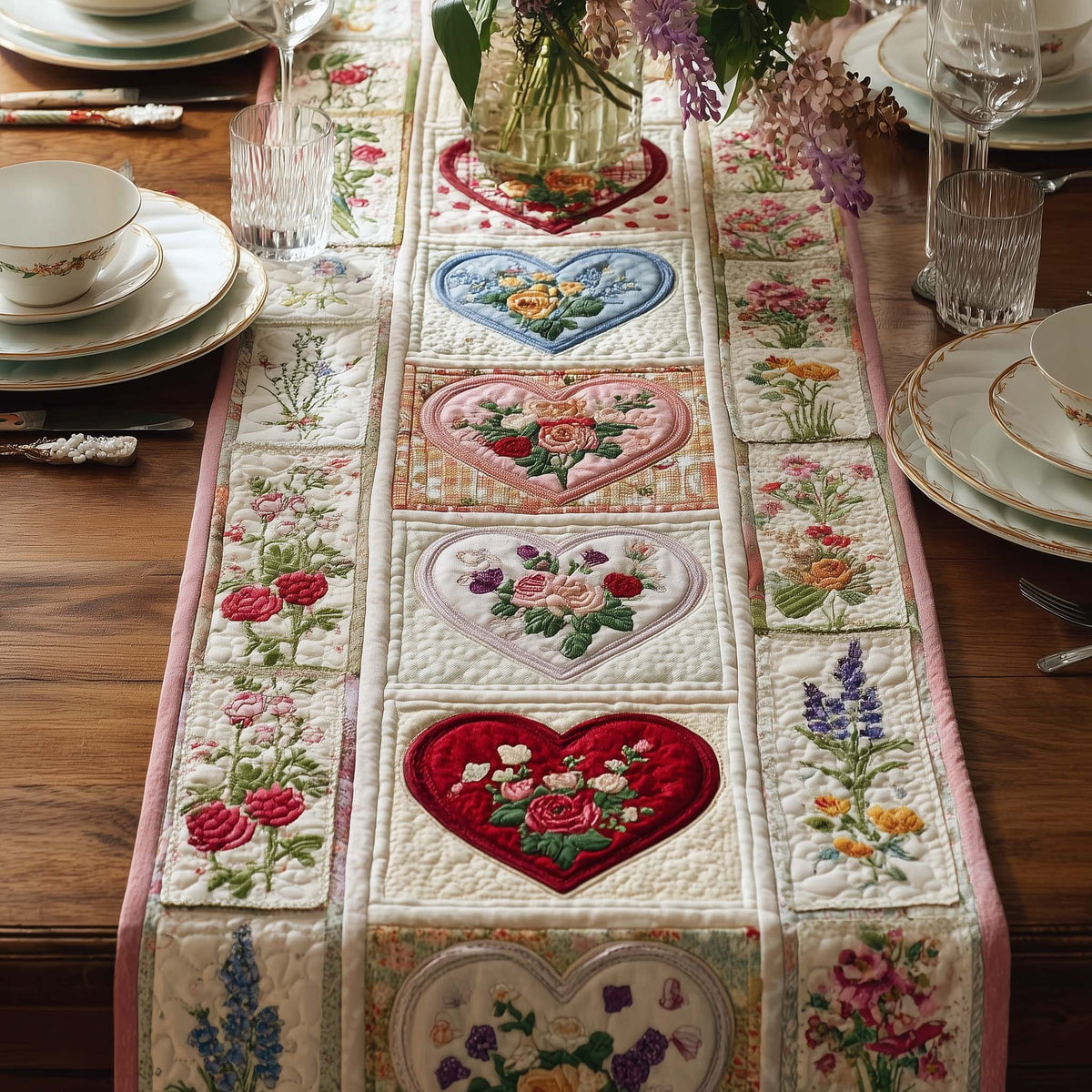 Floral Affection Table Runner