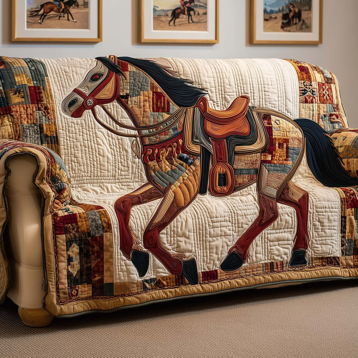 Patchwork Sofa Cover