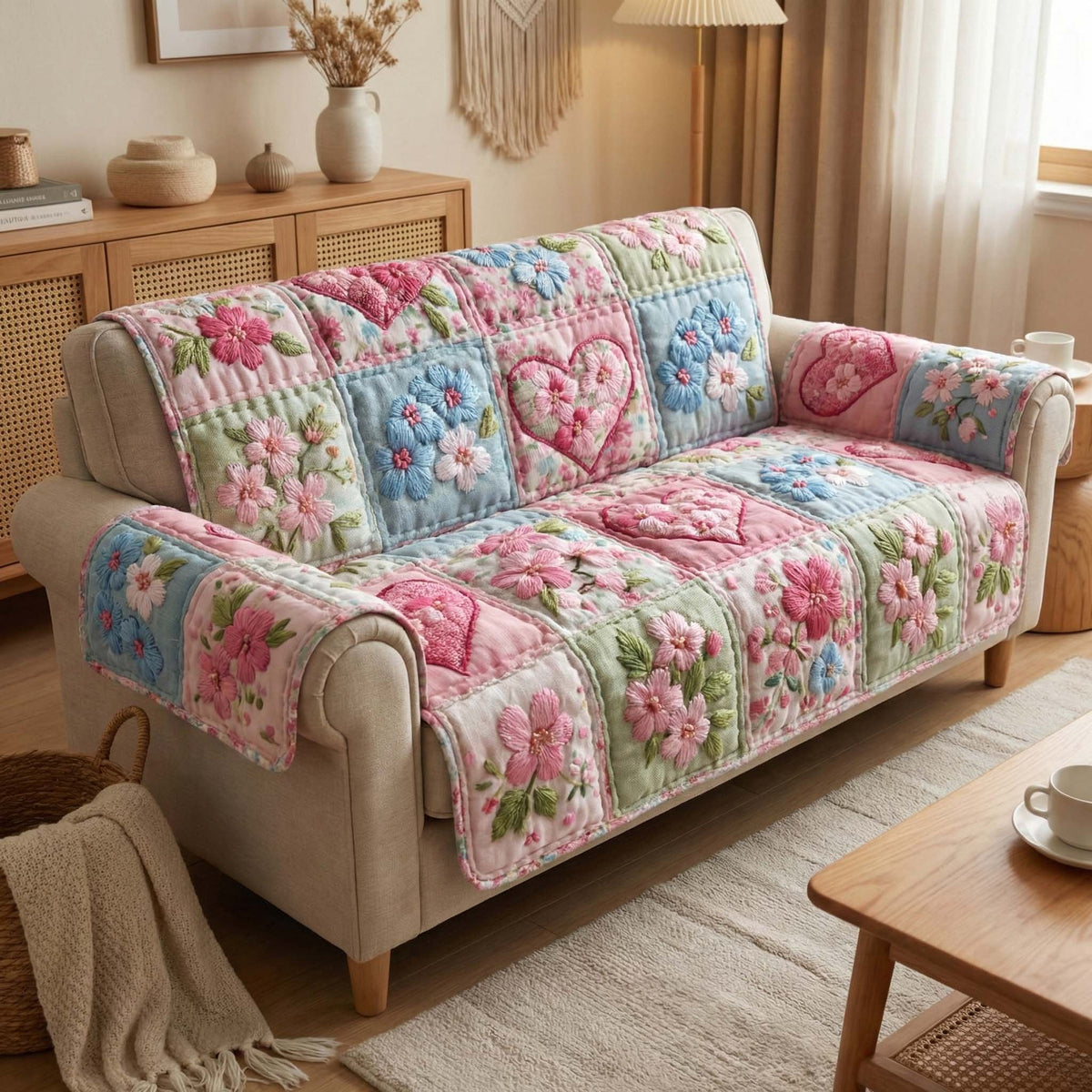 Blossom Heart Sofa Cover