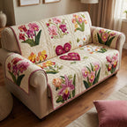 Orchid Love Sofa Cover