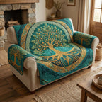 Emerald Roots Sofa Cover