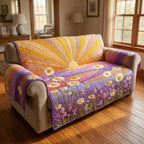 Lavender Sunrise Sofa Cover