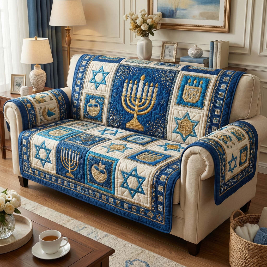 Golden Lights Sofa Cover