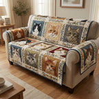 Classic Kittens Sofa Cover
