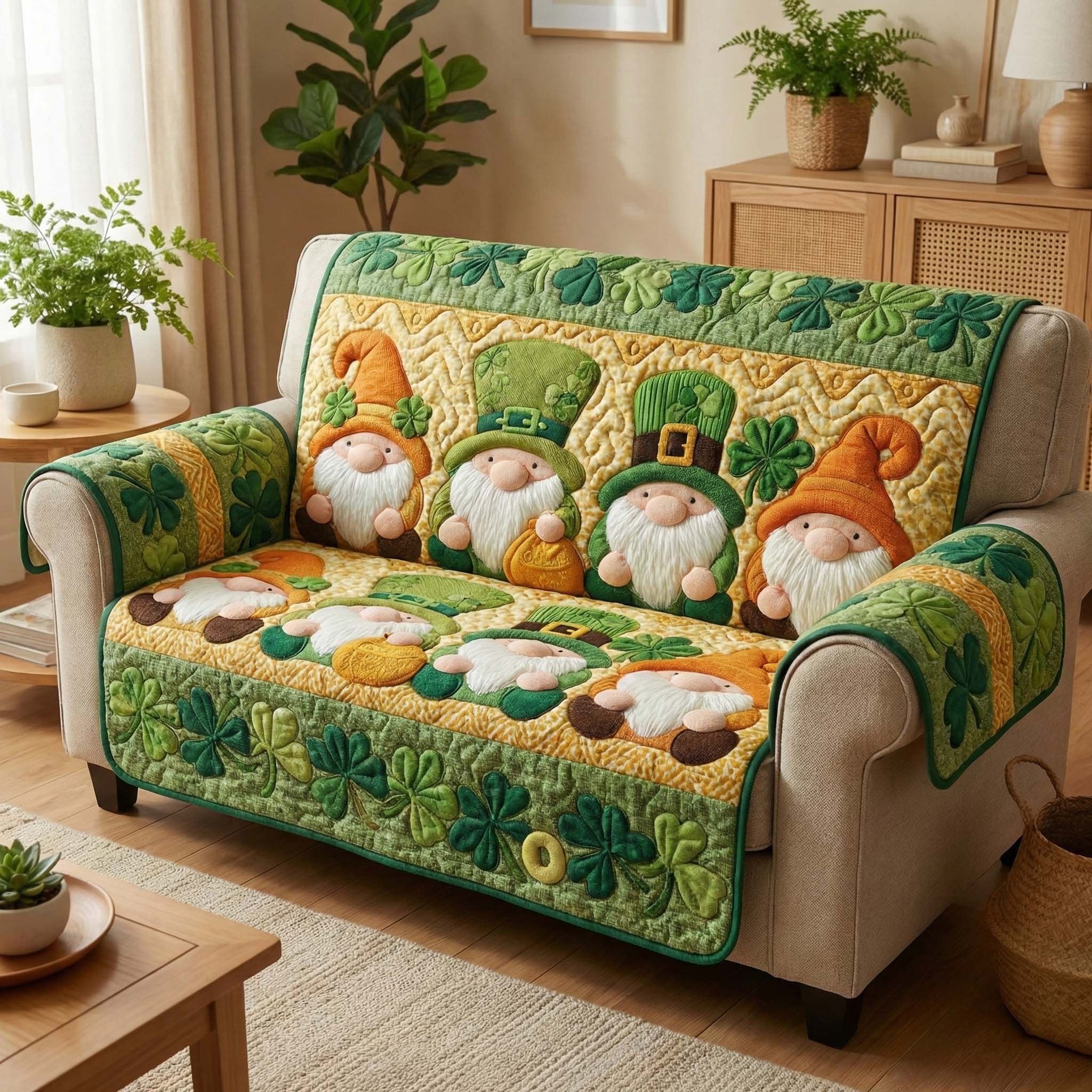 Lucky Gnomes Sofa Cover