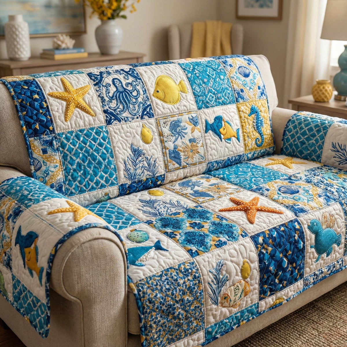 Coastal Sofa Cover