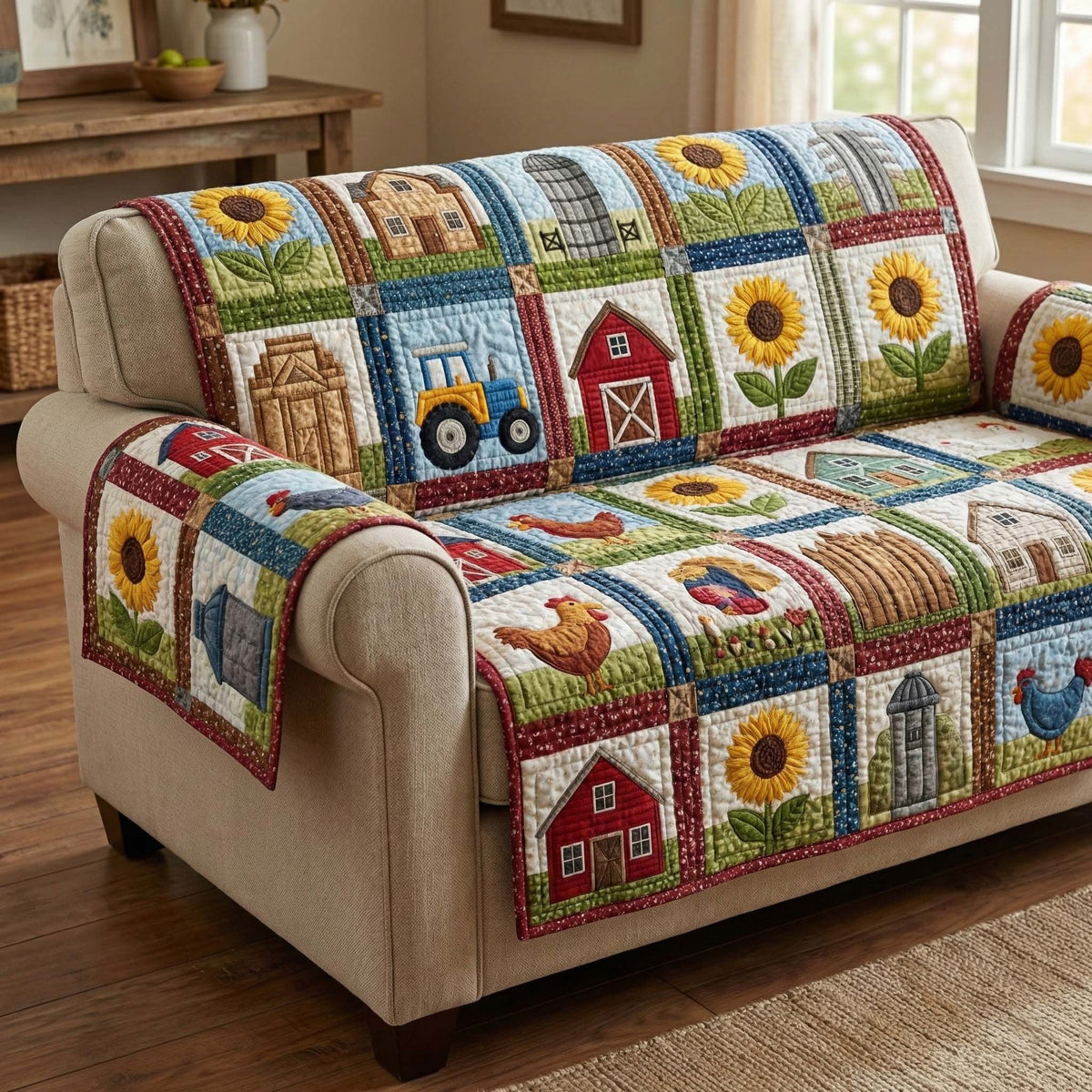 Country Harvest Sofa Cover