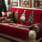 Patchwork Trees Sofa Cover