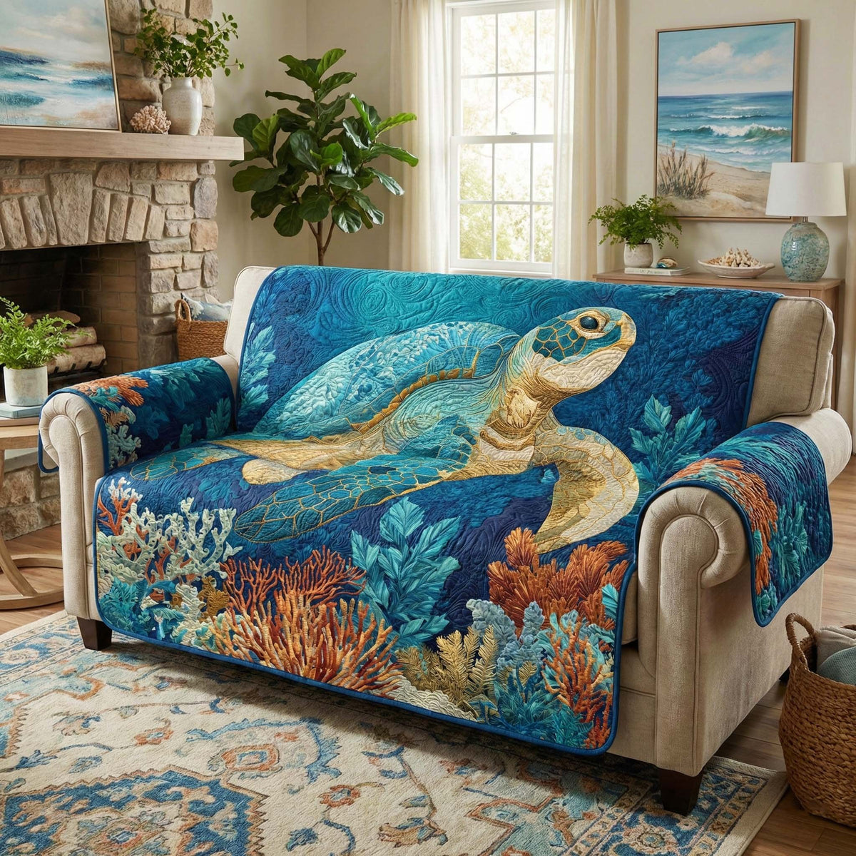 Deep Sea Sofa Cover