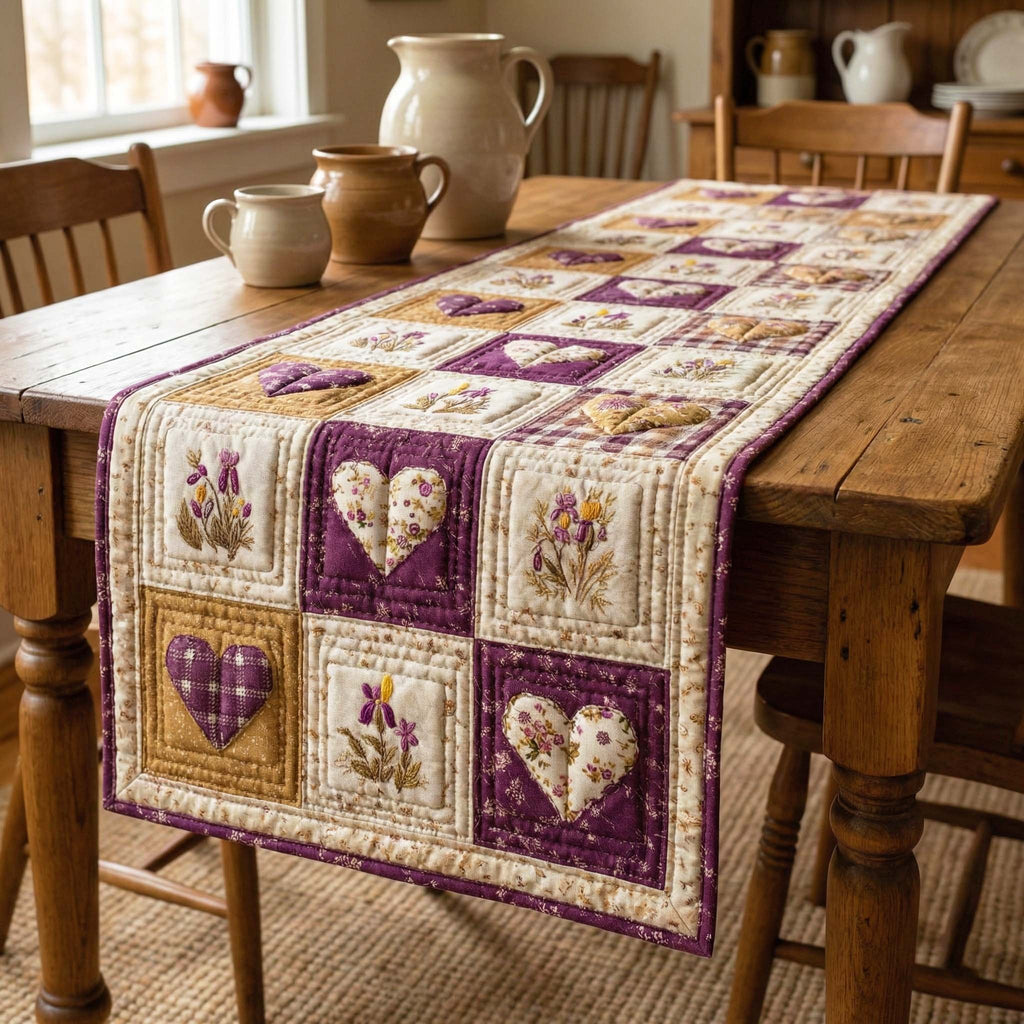 Country Lavender Table Runner