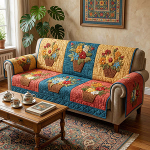 Rustic Basket Sofa Cover - Made to Order