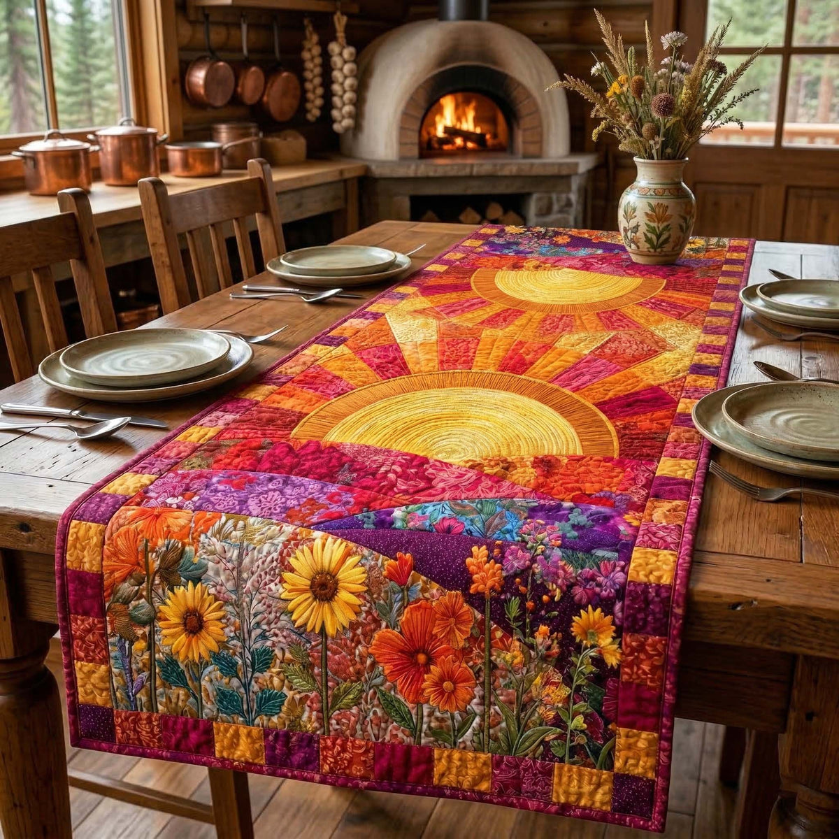 Autumn Sun Table Runner