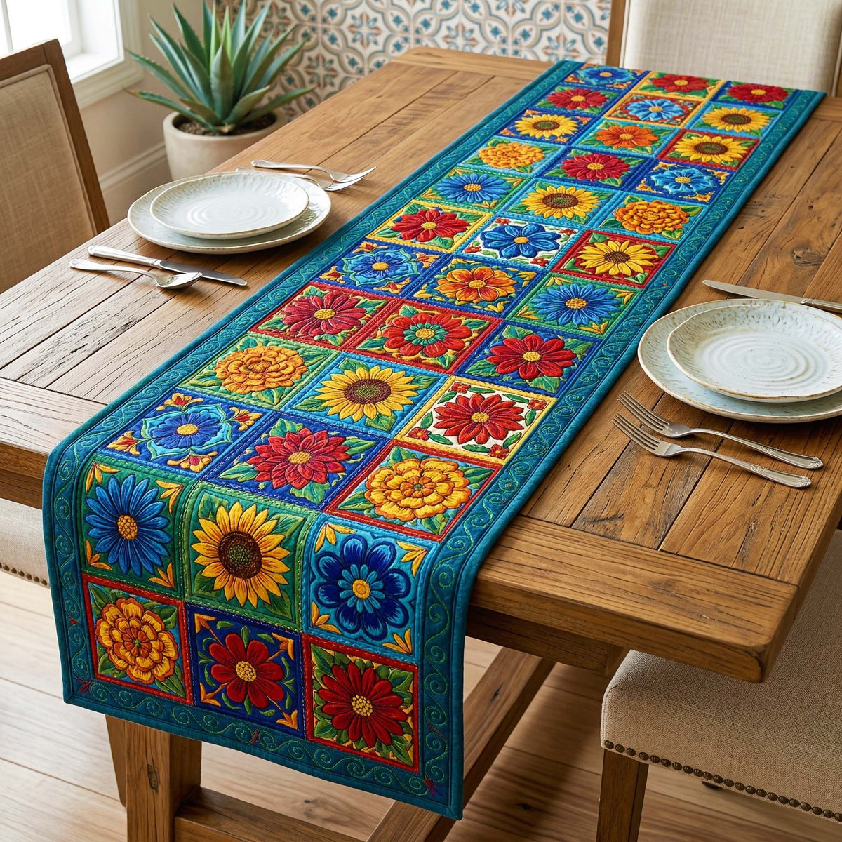 Sunflower Sky Table Runner