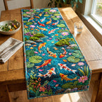 Lotus Koi Table Runner