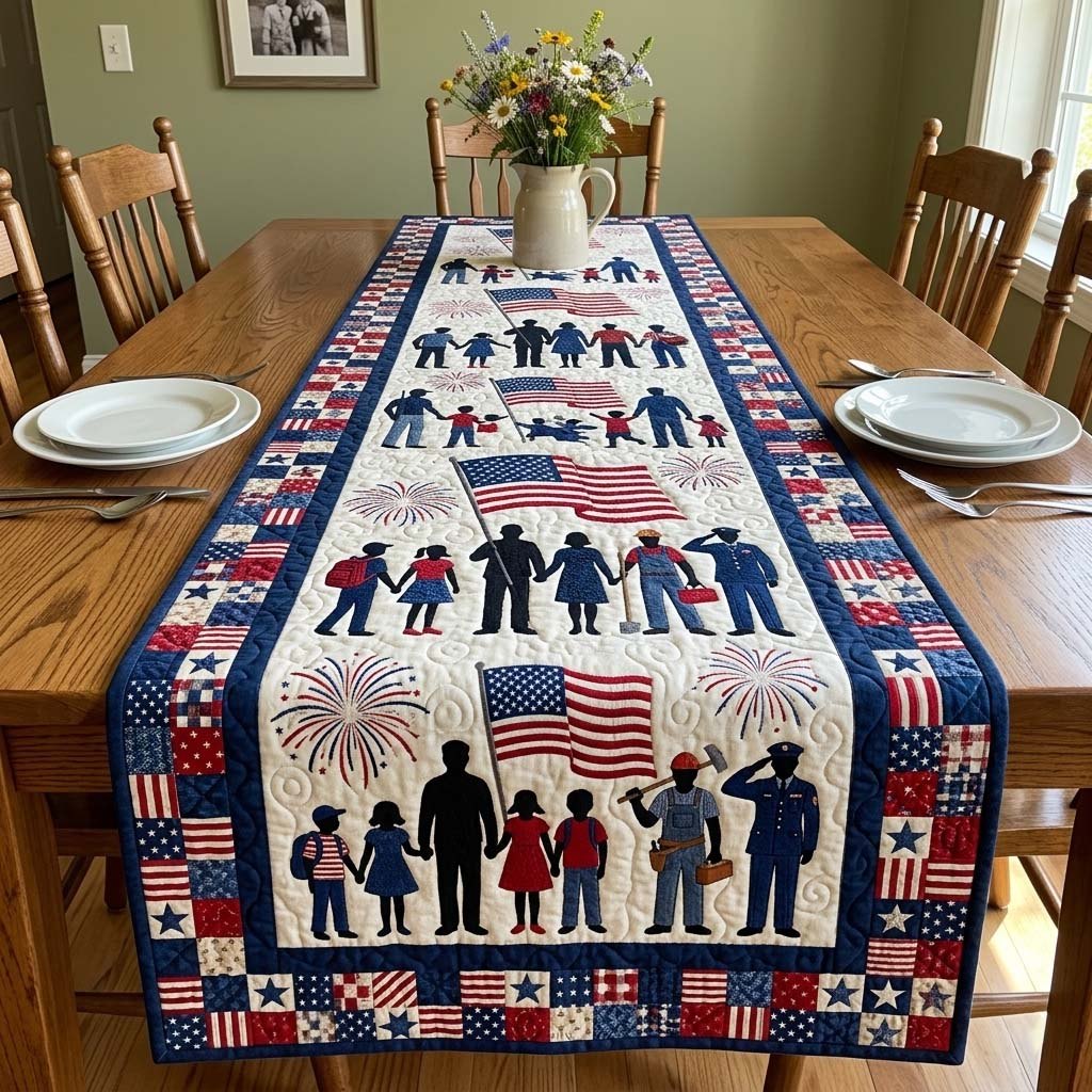 Liberty Parade Table Runner