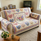 Floral Embrace Sofa Cover