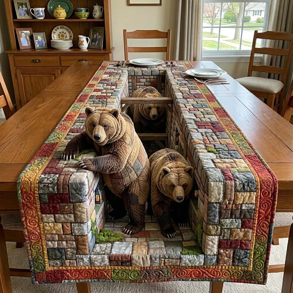Bear Den Table Runner