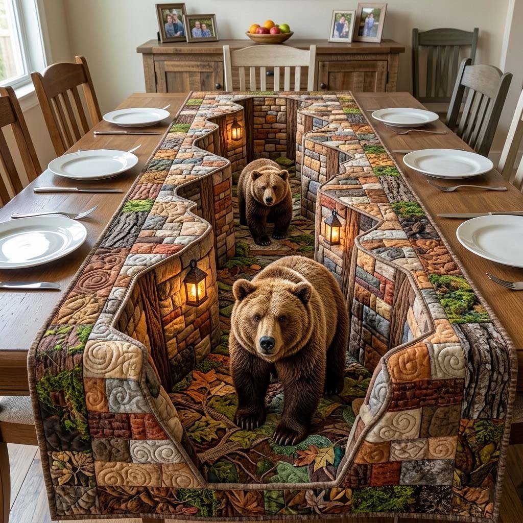 Canyon Bear Table Runner
