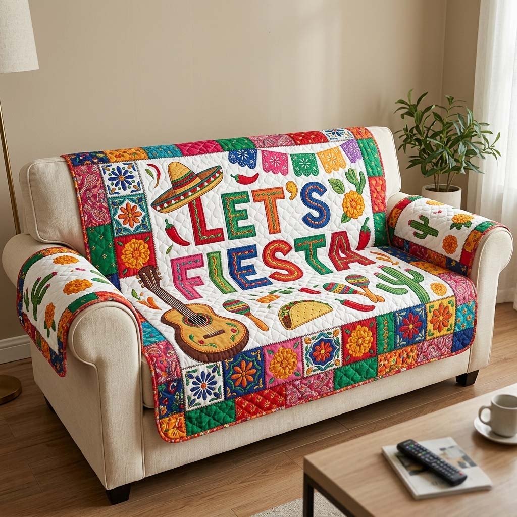Let's Fiesta with the Sombrero Sofa Cover