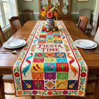 Fiesta Time with Chili Squares Table Runner