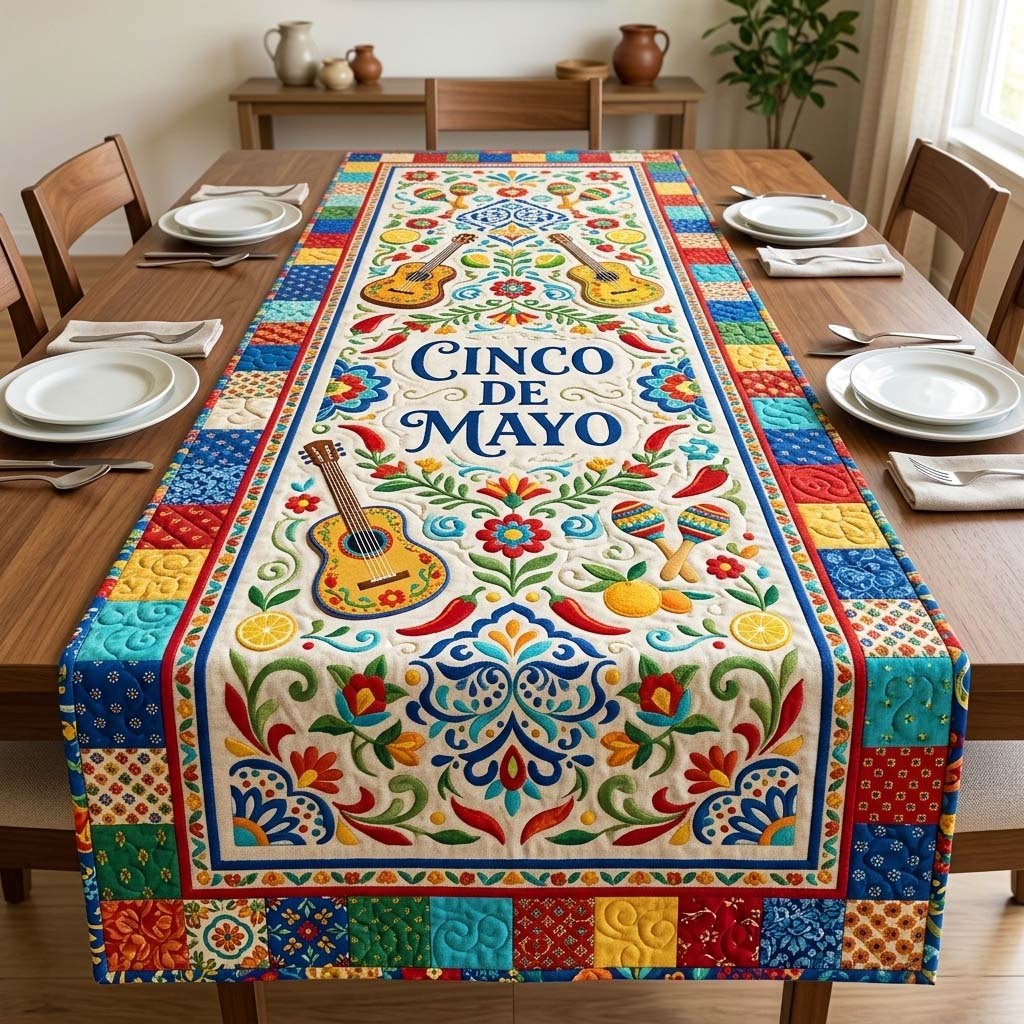 Classic Fiesta Table Runner