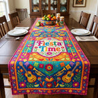 Fiesta Time with Trumpets Table Runner