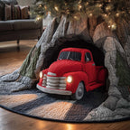 Cave Truck Christmas Tree Skirt