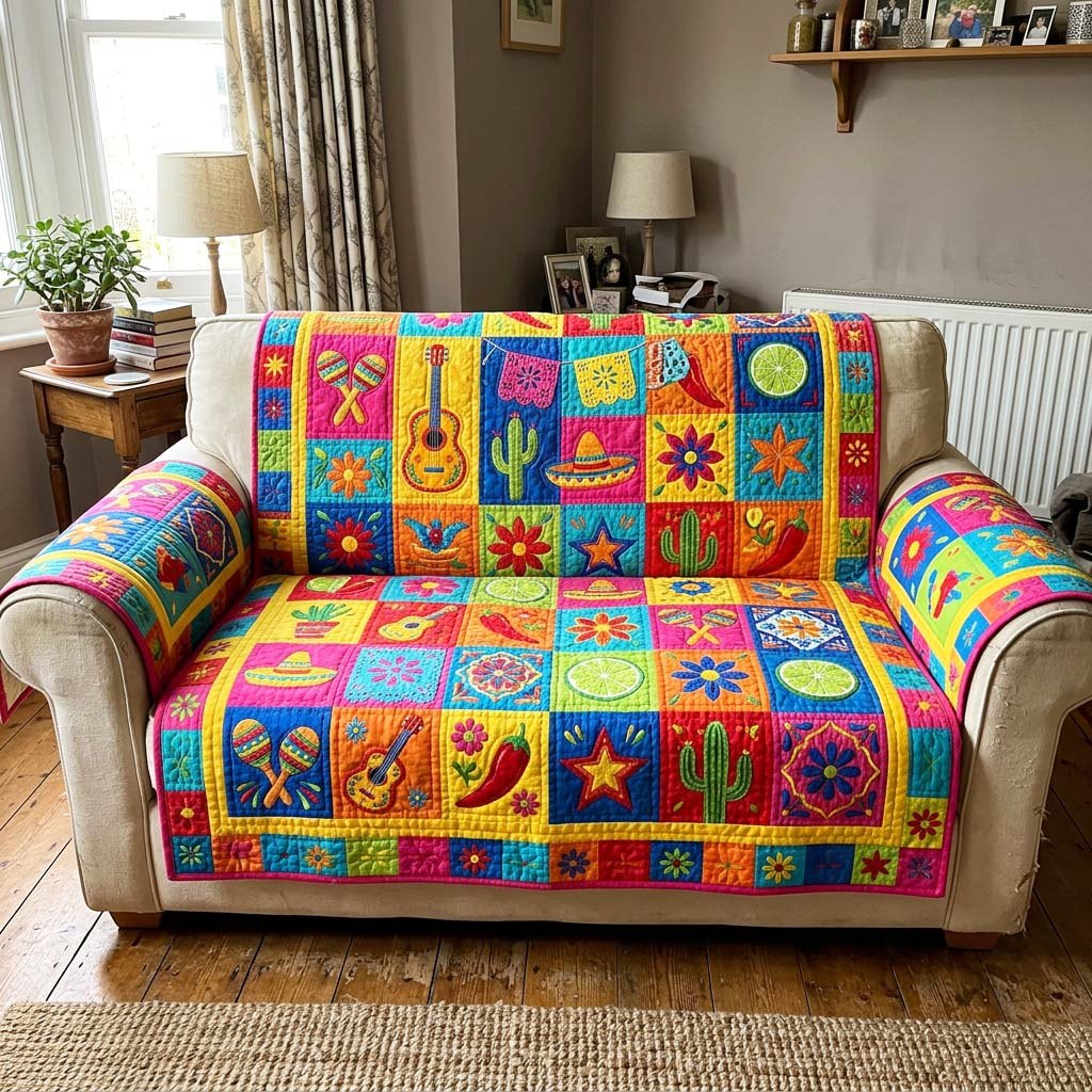Fiesta Tiles Sofa Cover
