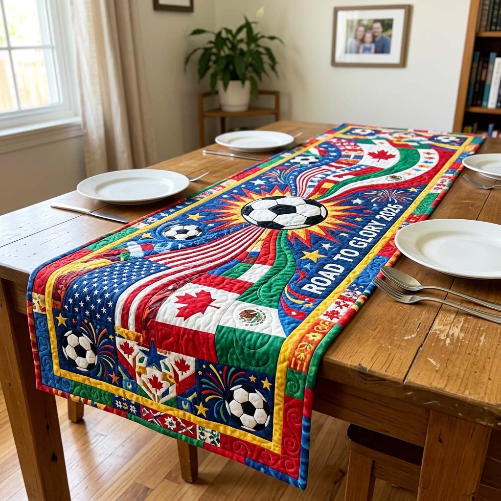 Flowing Flags Table Runner