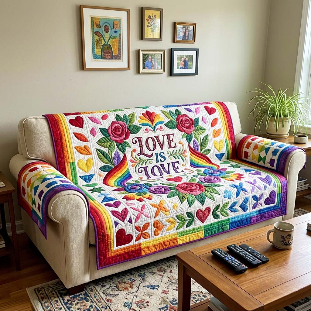 Floral Pride Sofa Cover