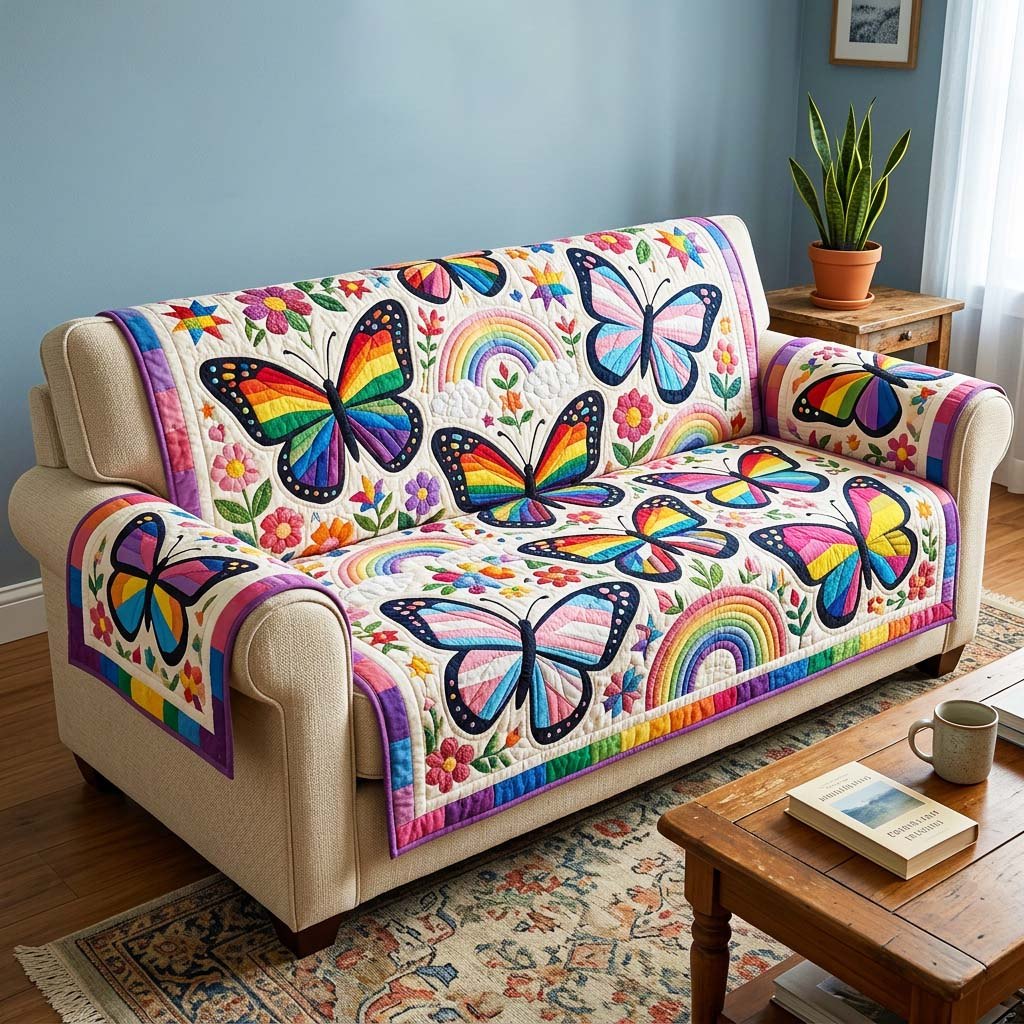Butterfly Pride Sofa Cover