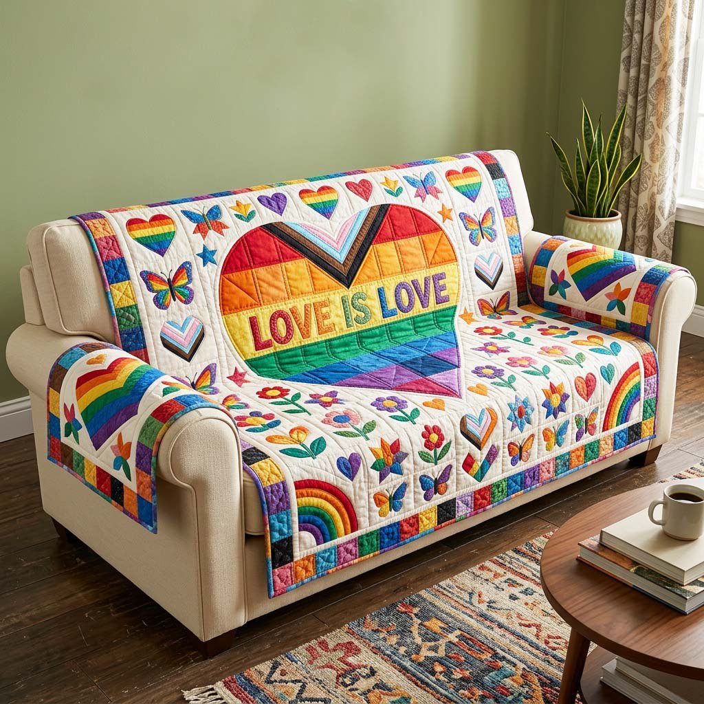 Love Spectrum Sofa Cover