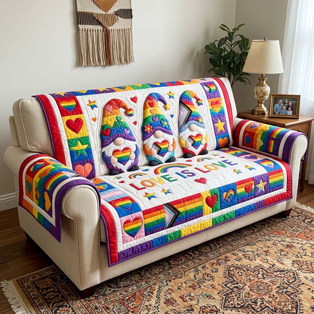 Gnome Pride Sofa Cover