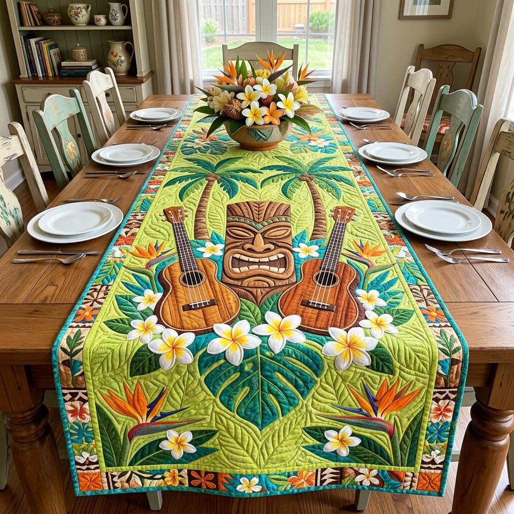 Tiki Melody Table Runner