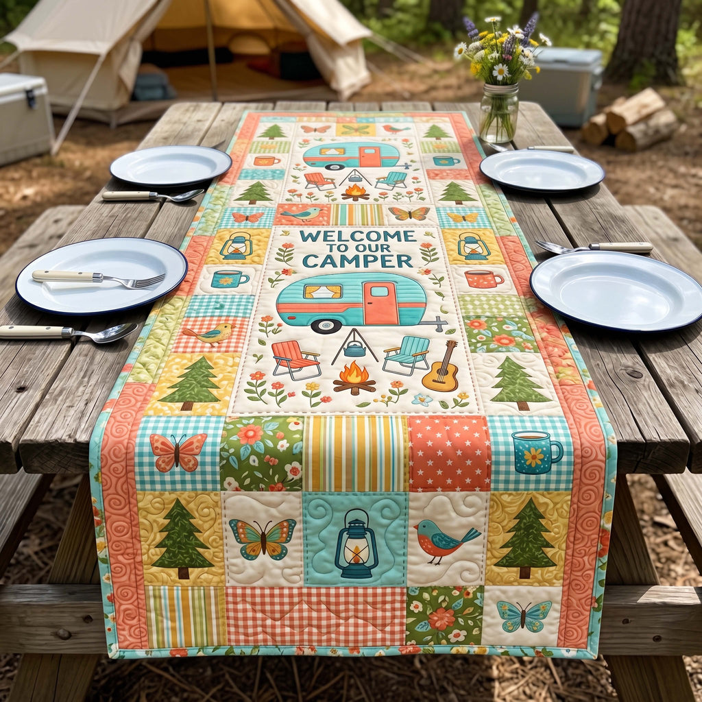 Camper Welcome Table Runner