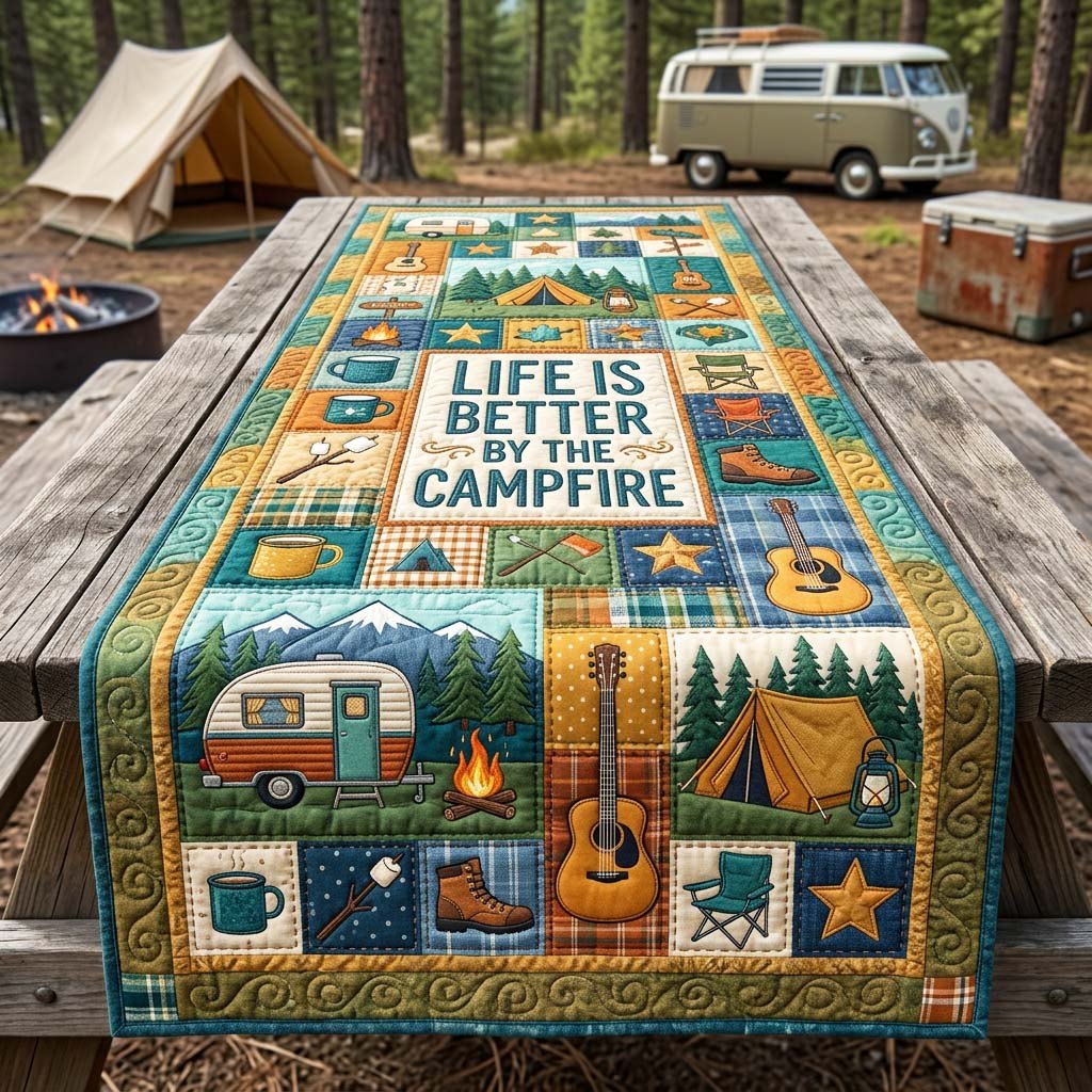 Campfire Living Table Runner