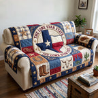 The Lone Star State Medallion Sofa Cover