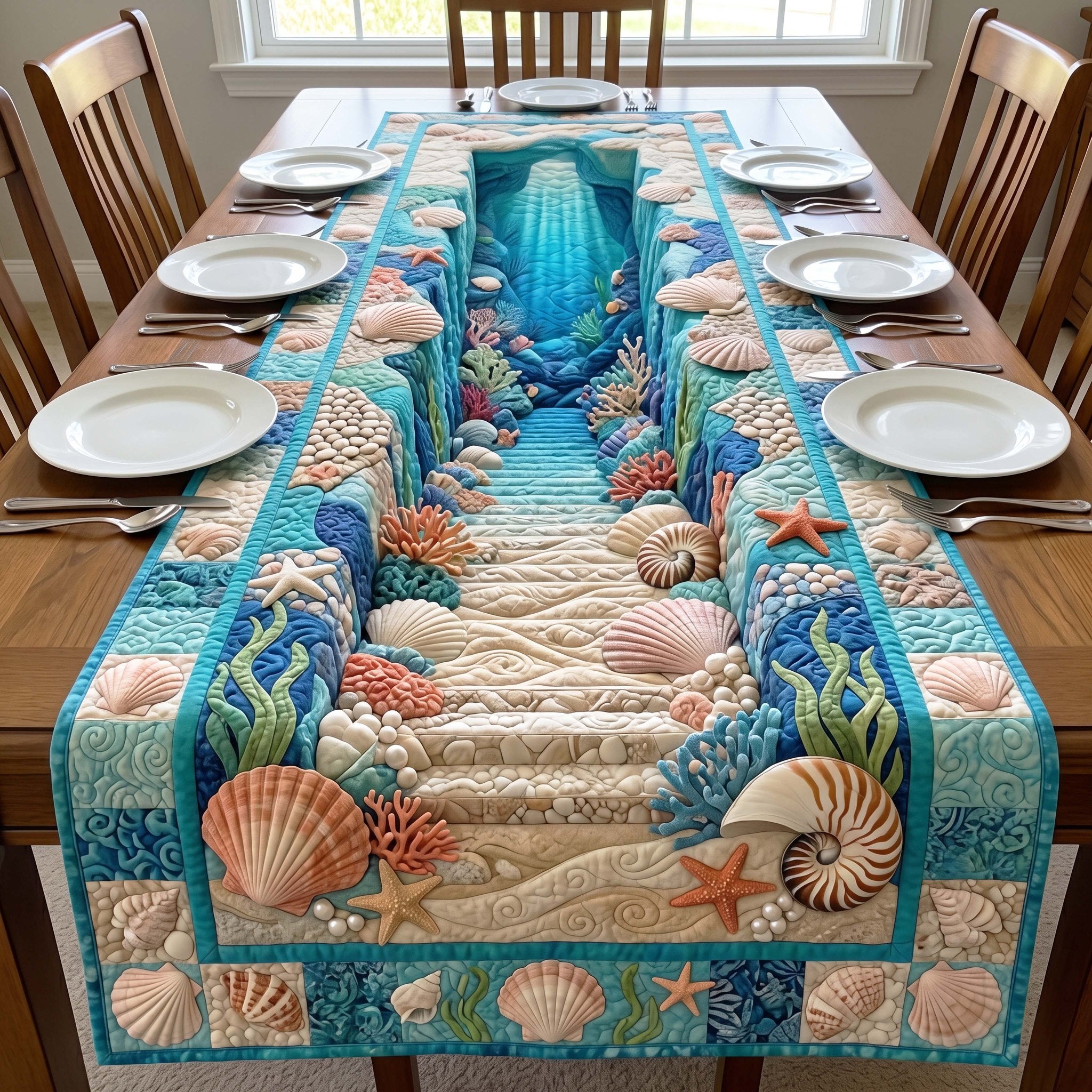 Ocean Passage Table Runner