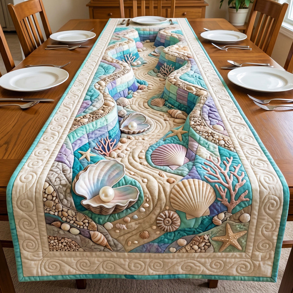 Pearl Shore Table Runner